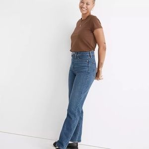 NWT Madewell Curvy Perfect Vintage Straight Jean Size 25